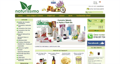 Desktop Screenshot of naturissimo.ro